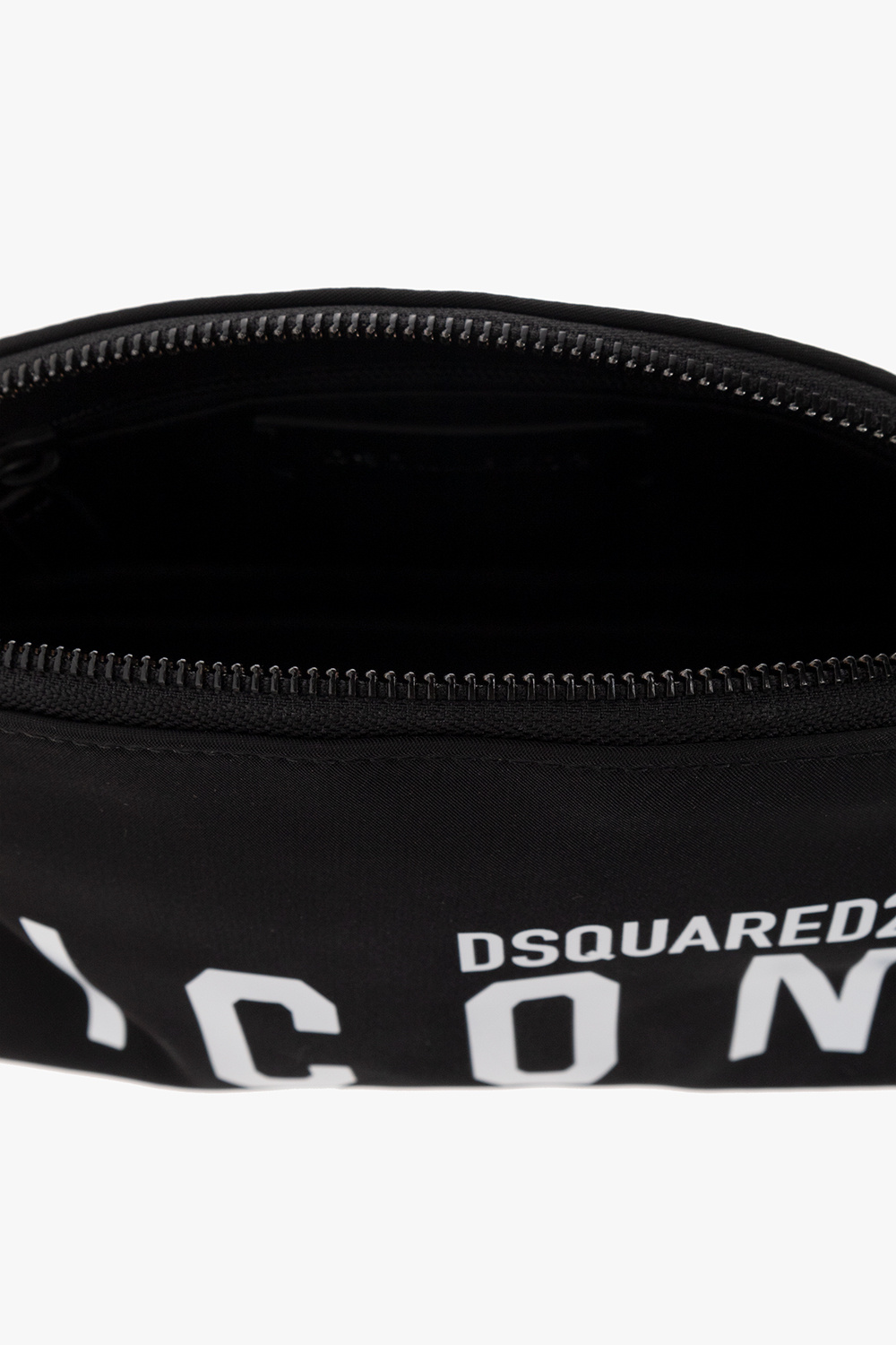 Black Wash bag puff with logo Dsquared2 rains xc cycling musette